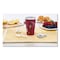 Dart Paper Hot Drink Cups in Bistro Design, 16 oz, Maroon, PK1000 316SI-0041 - alternate 3